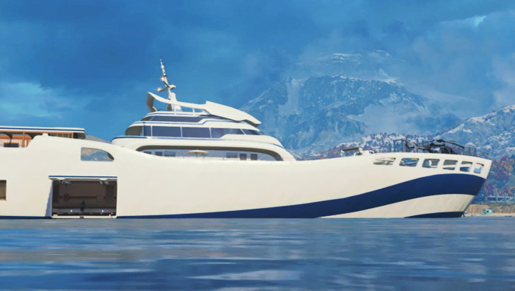 右端（先頭）にヘリがある