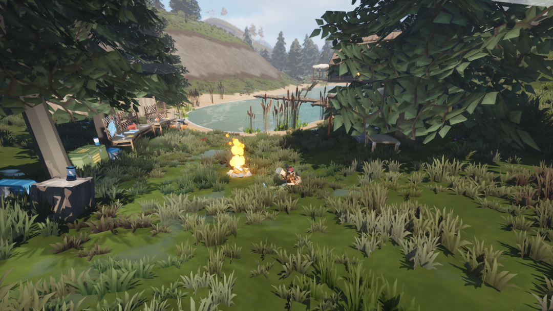 Surroundead（サラウンデッド）レビュー。チル × ゾンビサバイバル 焚き火前で休憩